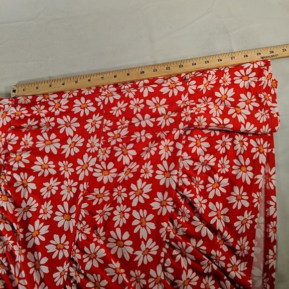 Hollister Red Daisy Sundress Ruffle Dress Sleeveless Floral Flower Women Small S - Picture 9 of 12
